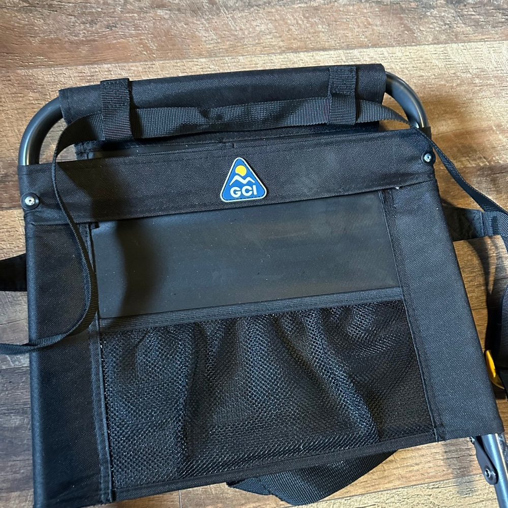 GCI Black Portable Stadium Seat